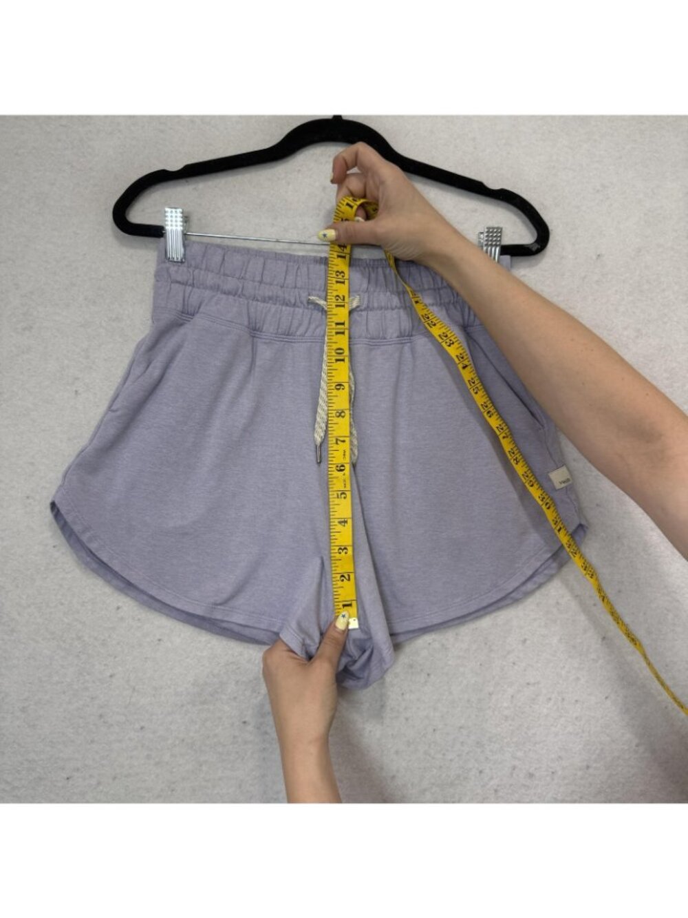 Vuori Sweat Shorts Womens Small Purple Jersey Drawstring Lounge Pockets - Picture 4 of 7